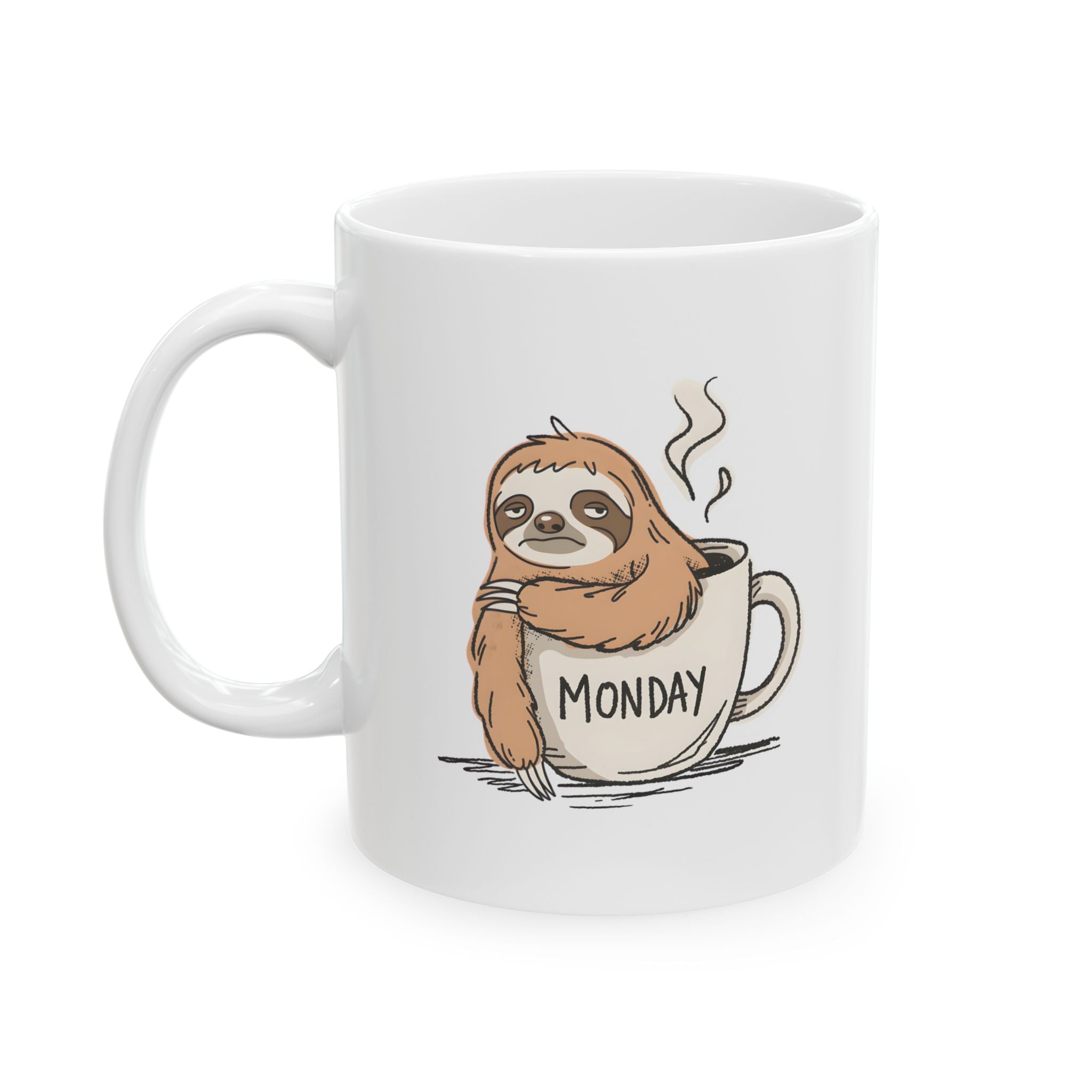 Monday Sloth Coffee Mug