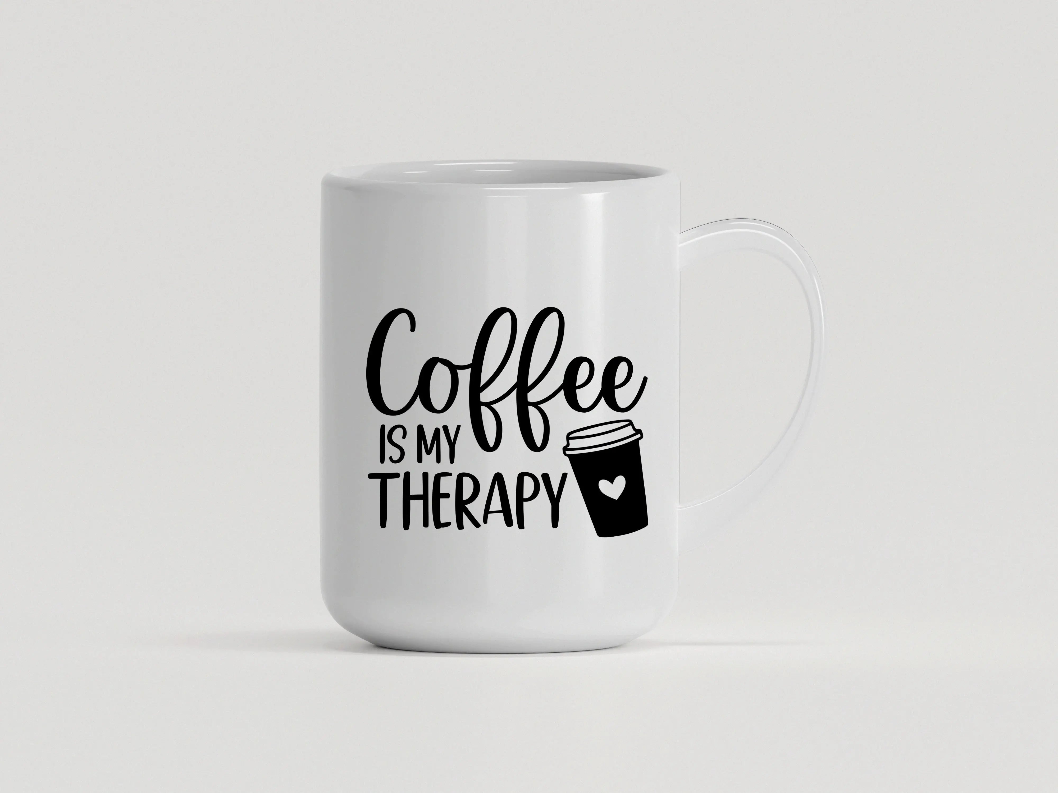 Coffee Is My Therapy Ceramic Mug - Vanyra