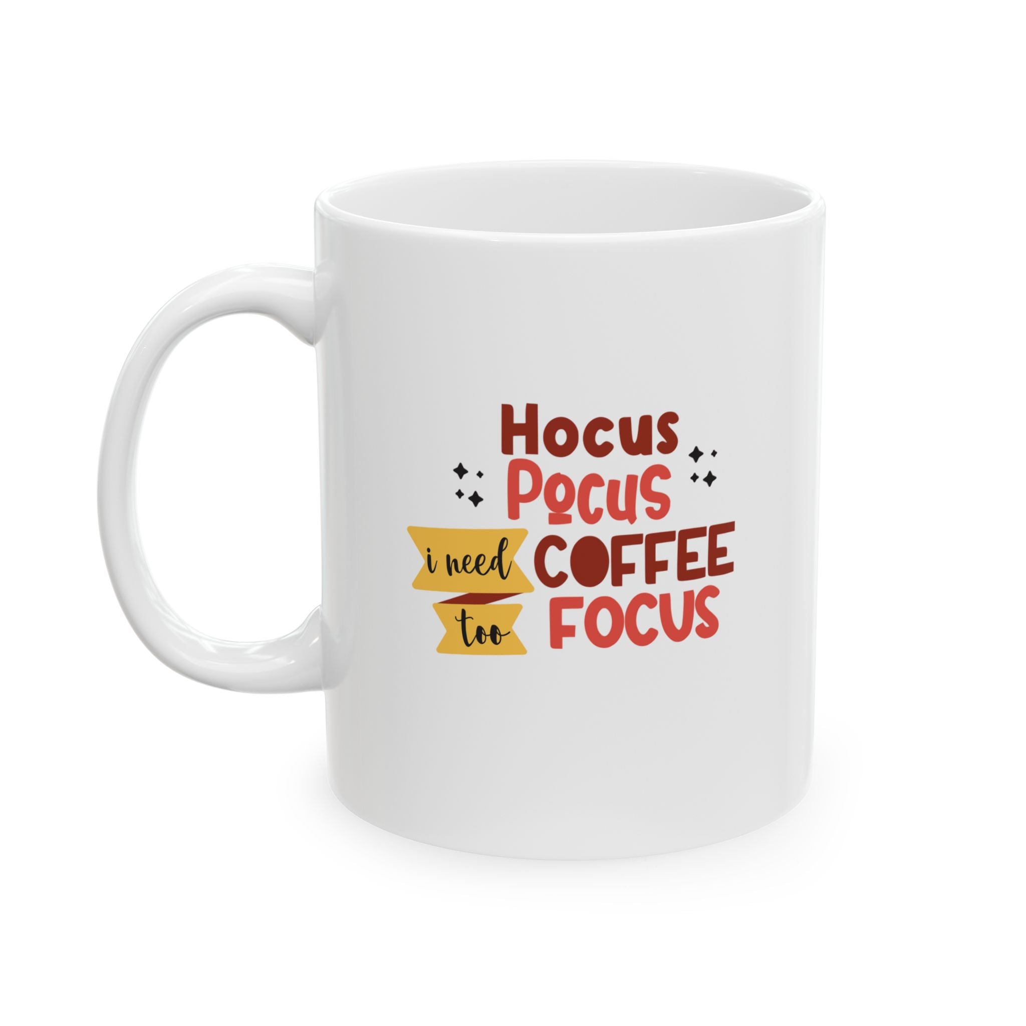 I Run On Coffee & Chaos Ceramic Tea Cup Printify