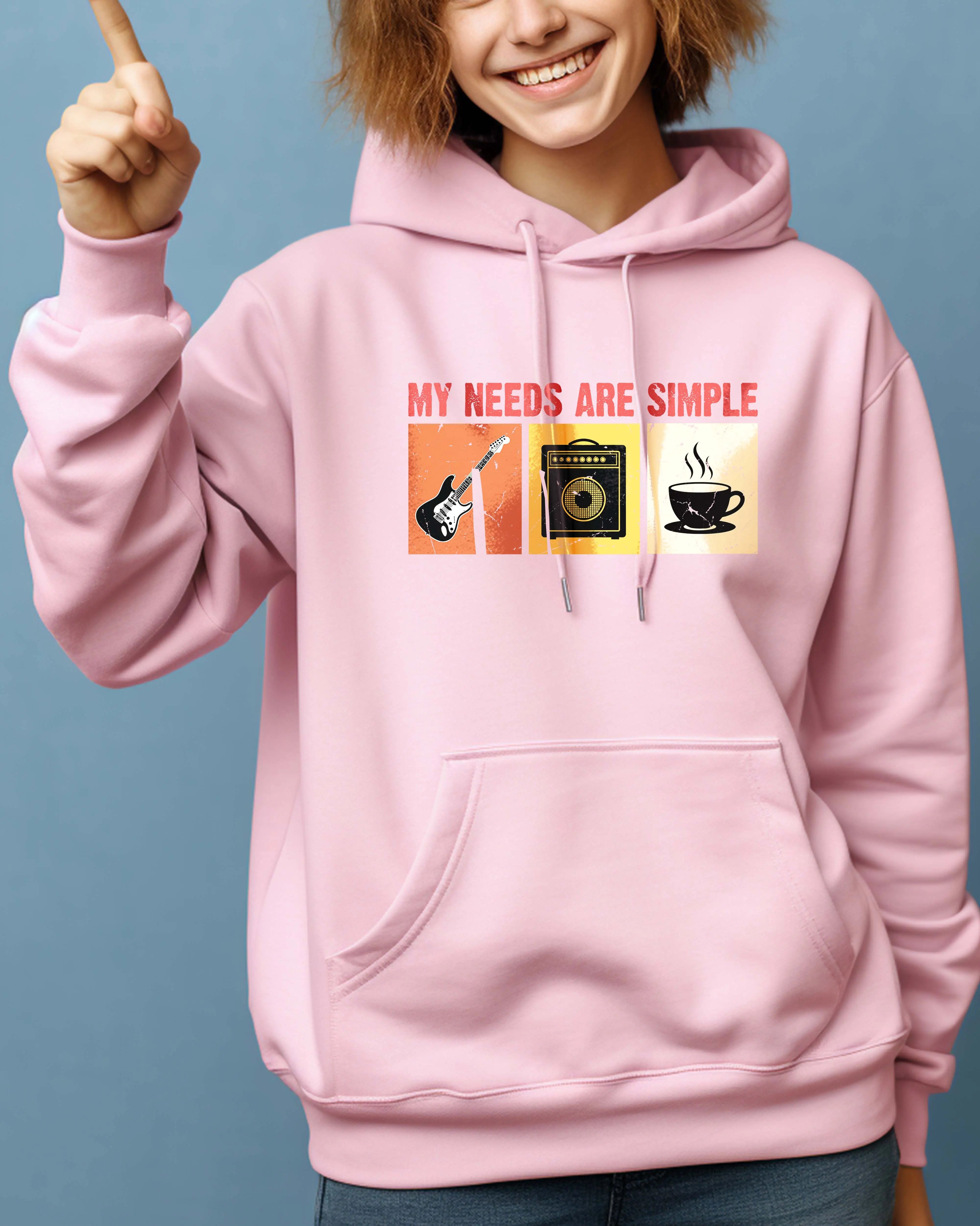 Guitar Amp Coffee Graphic Hoodie - Vanyra