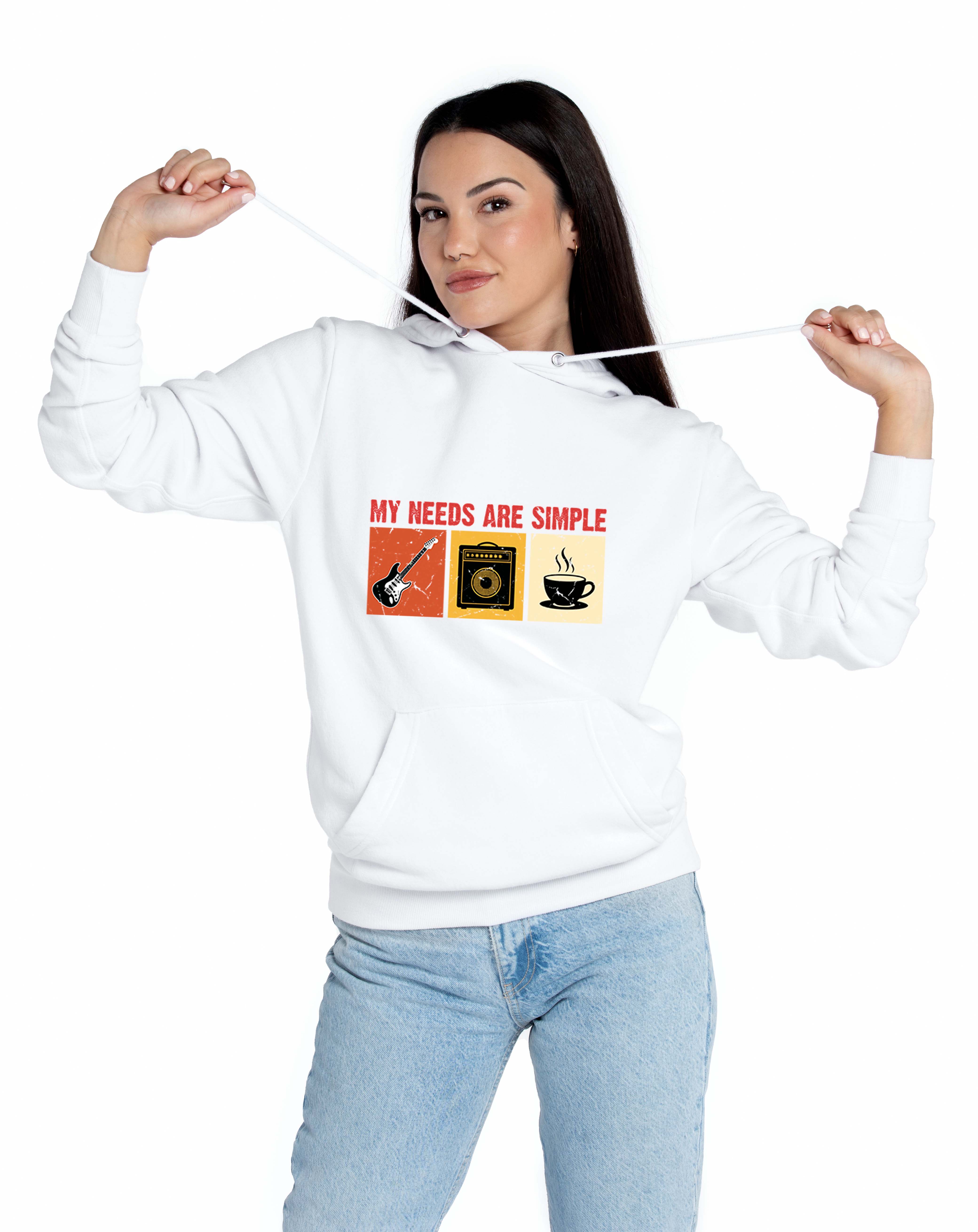 Guitar Amp Coffee Graphic Hoodie - Vanyra